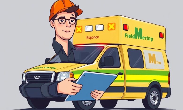 Field Service Management with Emergency Response Mapping - Field Service Management
