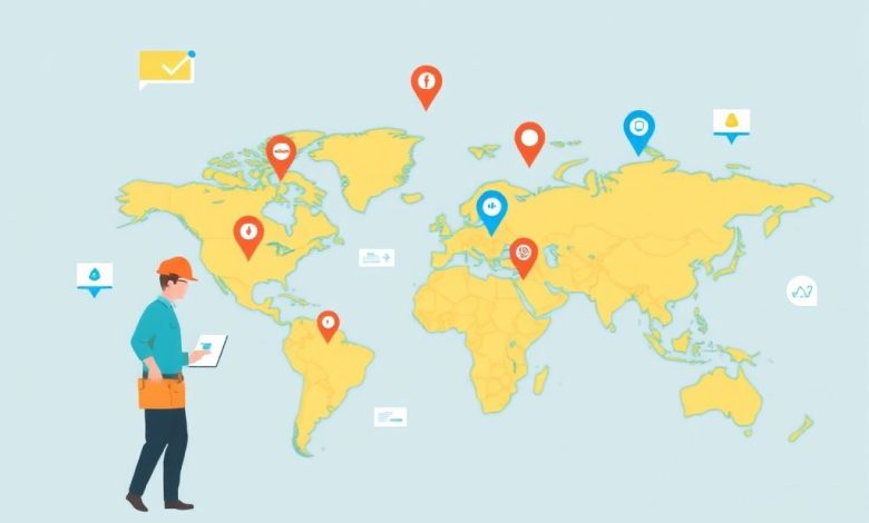 Field Service Management with Interactive Work Maps - Field Service Management