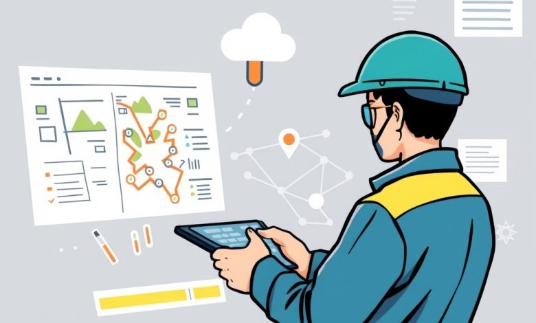 Field Service Management with Map-Based Work Assignment - Field Service Management