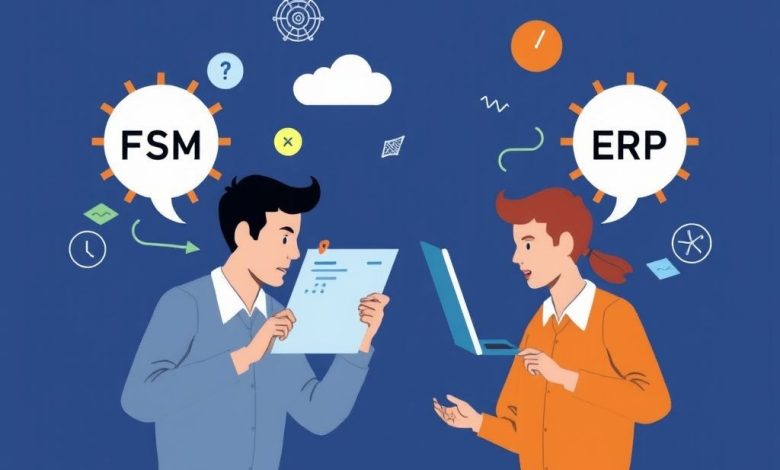 FSM vs CRM vs ERP Key Differences - Field Service Management